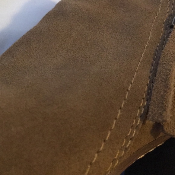 Dolce Vita Cognac suede open toe booties. - Picture 8 of 8